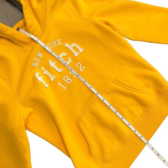 Abercrombie Kids Boy's Yellow/Gold Hoodie Size XL - Picture 9 of 13